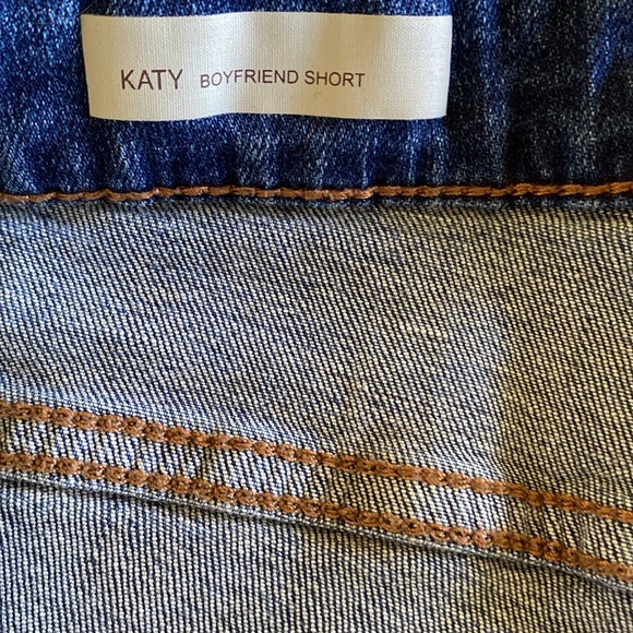 Kut from the kloth cuffed boyfriend shorts size 10 - Picture 6 of 9